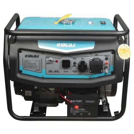 Генератор бензиновий 230В 8.5/9.0кВт 4-х тактний електрозапуск SIGMA 5710571