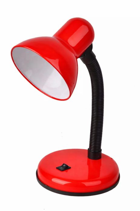Настільна лампа металева VALESO SM-203 для робочого столу та спальні Червона SM-203