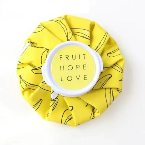 Мішечок для компресів з кришкою 71mm (для льоду, рідини) багаторазовий герметичний 230ml Yellow