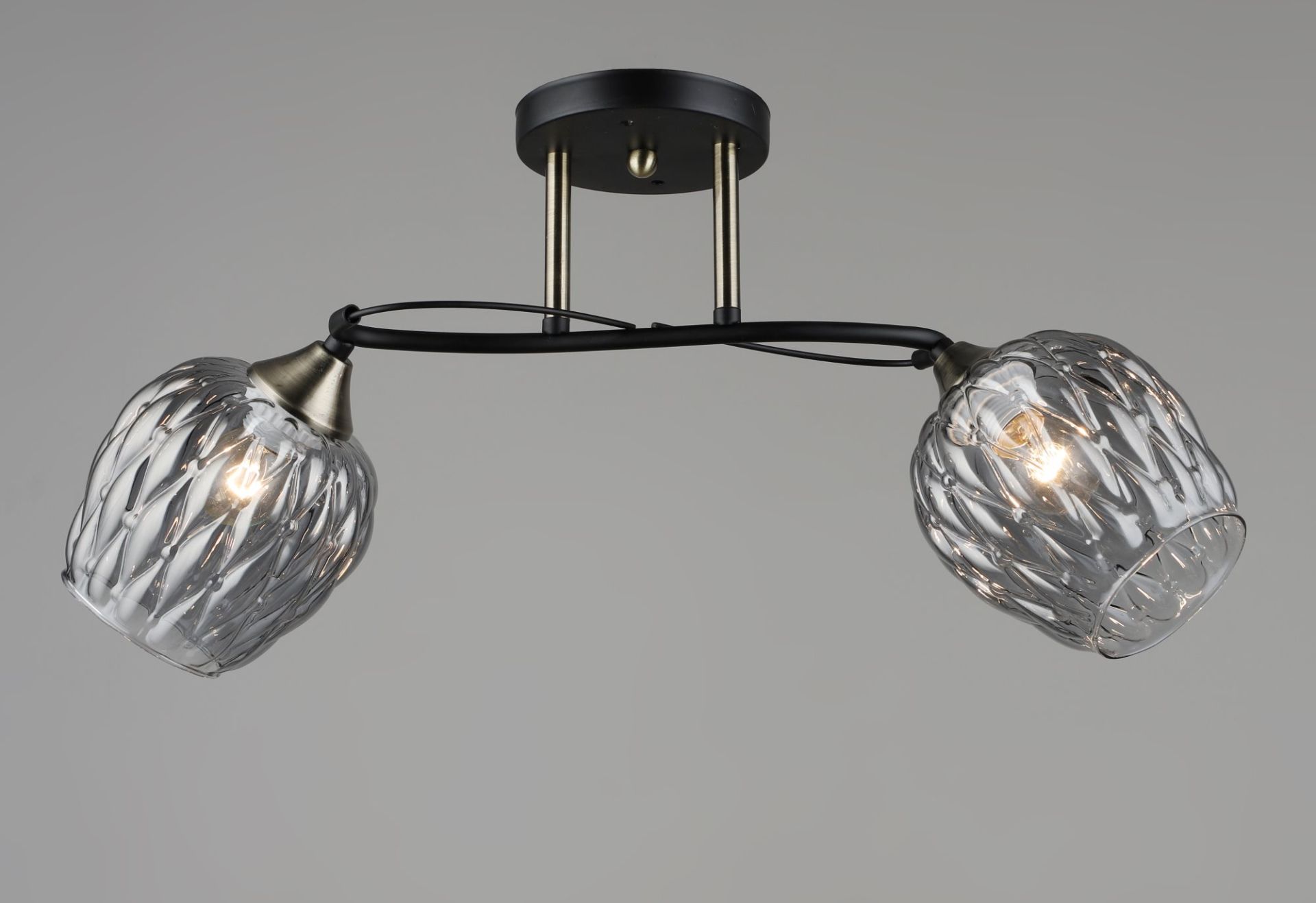 Люстра стельова Sirius B C1717/2 на 2 плафони Люстра стельова Sirius B C1717/2 на 2 плафони