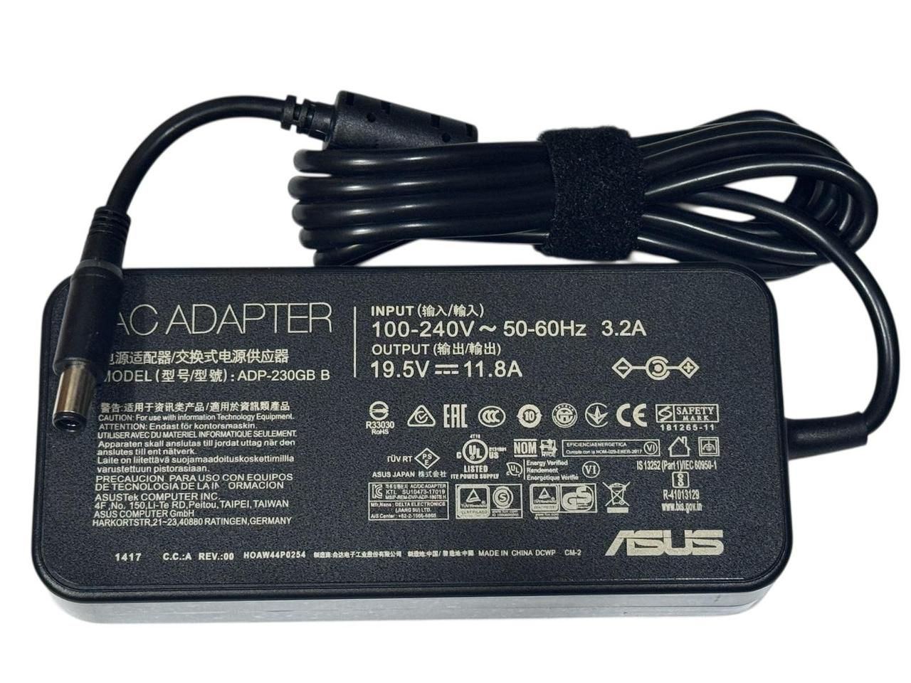 Блок живлення для ноутбука Asus 19.5V 11.8A 230W 7.4*5.0 мм Ovale без кабеля 220V Блок живлення для ноутбука Asus 19.5V 11.8A 230W 7.4*5.0 мм Ovale без кабеля 220V