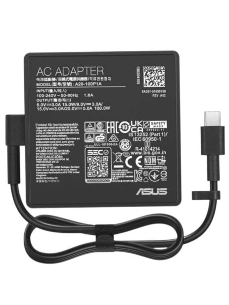 Оригінальний мережевий блок живлення для ноутбука Asus 20V 5A 100W USB Type-C