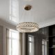 Кругла люстра з кристалами Artlight 81W м² колір Золотистий 3042/600GD