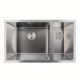 Мойка кухонная нержавеющая сталь монтаж под столешницу для кухни VALESO 76*45 Handmade 3.0/0.8