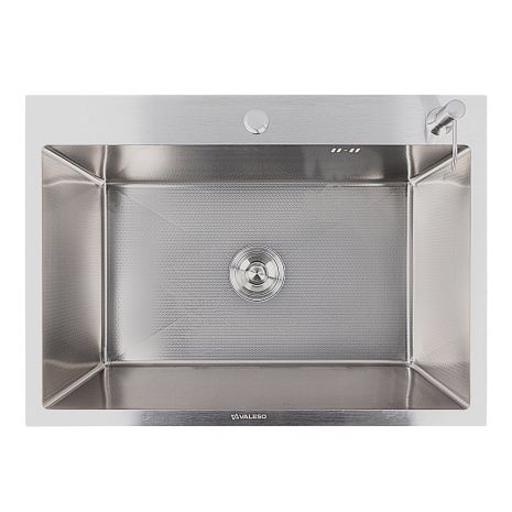 Кухонная мойка нержавеющая сталь для кухни VALESO 70*50 DECOR Handmade 3.0/0.8