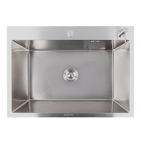 Кухонная мойка нержавеющая сталь для кухни VALESO 70*50 DECOR Handmade 3.0/0.8