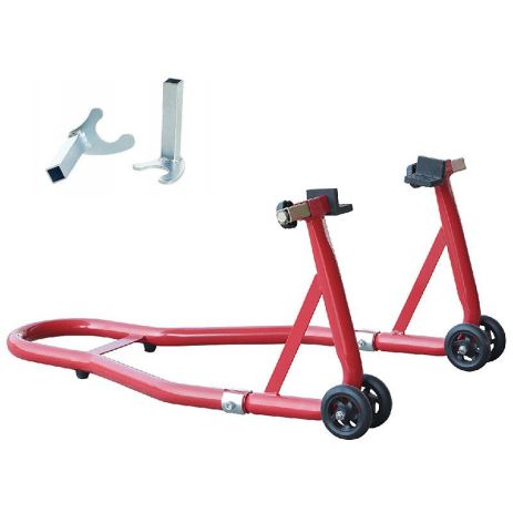 Підставка під заднє колесо мотоцикла L-подібна з 2 адаптерами TORIN TRMT05014 Підставка під заднє колесо мотоцикла L-подібна з 2 адаптерами TORIN TRMT05014