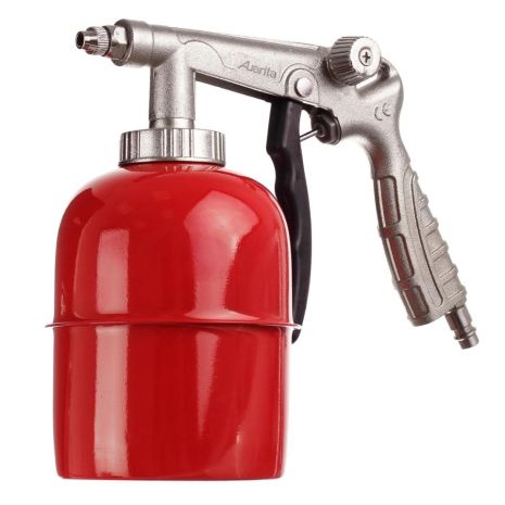 Пневмопистолет для нанесения антигравийных и антикоррозионных покрытий с бачком 800мл и гибкой насадкой AUARITA PS-6A Пневмопистолет для нанесения антигравийных и антикоррозионных покрытий с бачком 800мл и гибкой насадкой AUARITA PS-6A