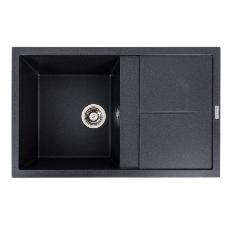 Гранитная мойка для кухни VALESO SELENA 7950 матовая Карбон