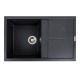 Гранитная мойка для кухни VALESO SELENA 7950 матовая Карбон
