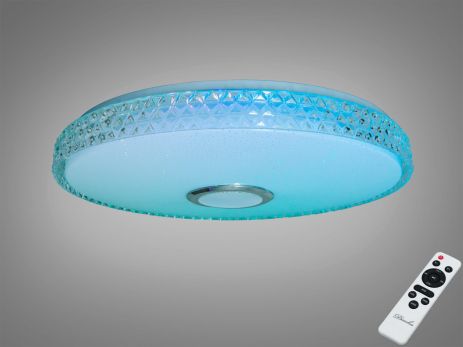 Смарт люстра RGB в детскую Diasha 80W до 18 м² цвет Белый DB-8304/500RGB+MP3+TUYA