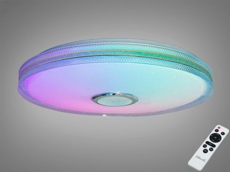 Лед люстра музыкальная потолочная Diasha 80W до 18 м² цвет Белый DB-8306/500RGB+MP3+TUYA