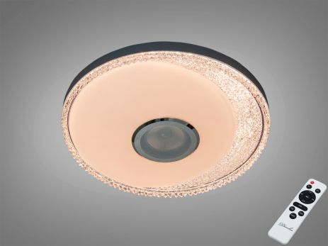 Смарт светильник музыкальный в гостиную Diasha 70W до 16 м² цвет Белый DB-8308/400RGB+MP3+TUYA