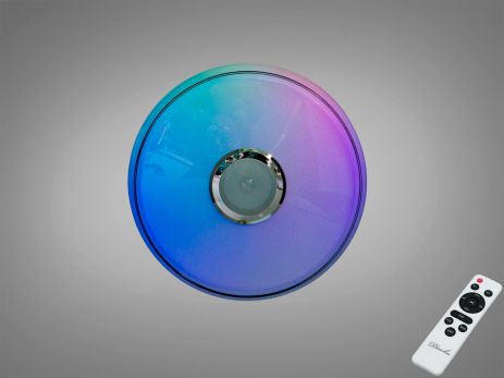 Потолочная смарт люстра с колонкой Diasha 70W до 16 м² цвет Белый DB-8305/400RGB+MP3+TUYA