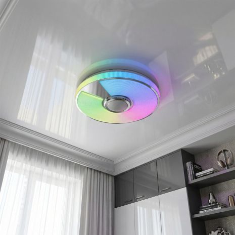 Люстра светодиодная музыкальная RGB Diasha 70W до 16 м² цвет Белый DB-8309/400RGB+MP3