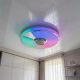 Смарт светильник с RGB подсветкой Diasha 70W до 16 м² цвет Белый DB-8309/400RGB+MP3+TUYA