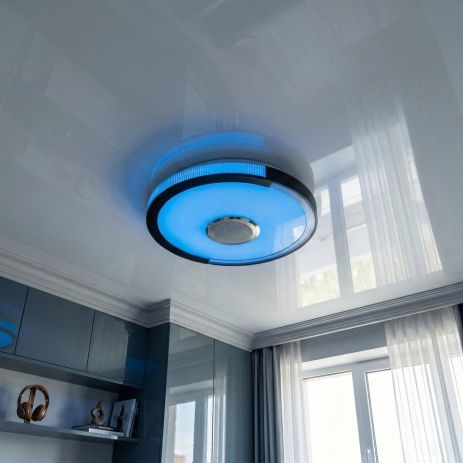 Люстра RGB с блютуз колонкой Diasha 70W до 16 м² цвет Белый DB-8313/400RGB+MP3