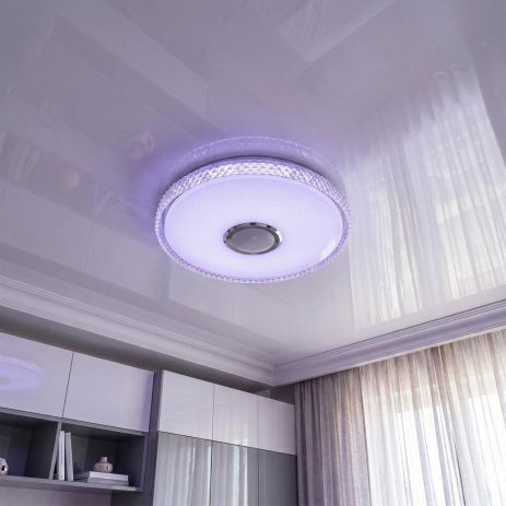 Люстра з MP3-плеєром у дитячу Diasha 70W до 16 м² колір Білий DB-8304/400RGB+MP3