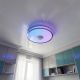 Потолочная люстра с динамиком Diasha 80W до 18 м² цвет Белый DB-8302/500RGB+MP3+TUYA