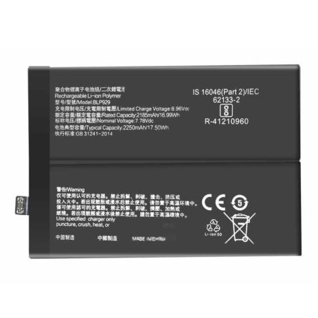 Oppo BLP929 Reno8 Pro, Reno8 Pro+ Plus, 2250 mAh, 2 шт в комплекте, 12 мес. гарантии [Original PRC]