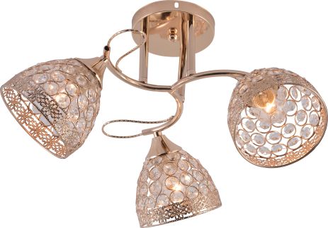 Люстра декоративна INTEREES IS XA1640B-3 GOLD CHROME