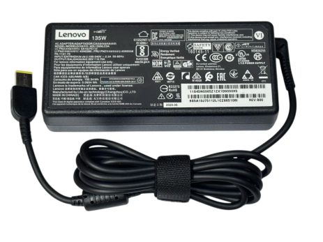 Блок живлення для ноутбука Lenovo 20V 6.75A 135W square USB без кабеля 220V