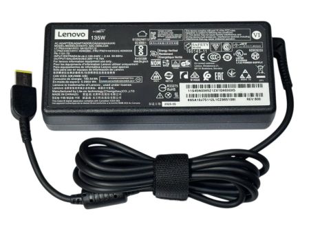 Блок живлення для ноутбука Lenovo 20V 6.75A 135W square USB без кабеля 220V