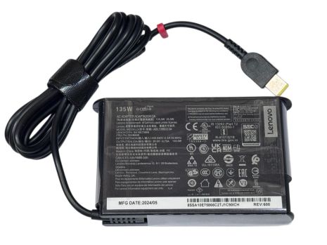 Блок живлення для ноутбука Lenovo 20V 6.75A 135W square USB Ovale без кабеля 220V