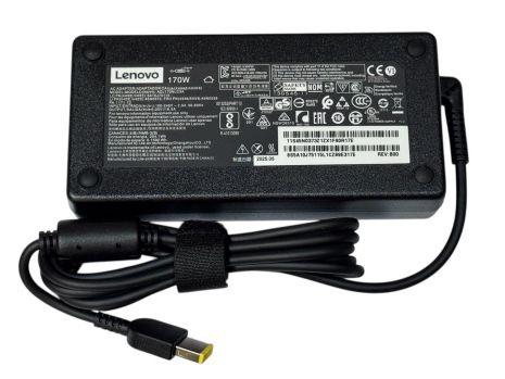 Блок живлення для ноутбука Lenovo 20V 8.5A 170W square USB прямокутний без кабеля 220V