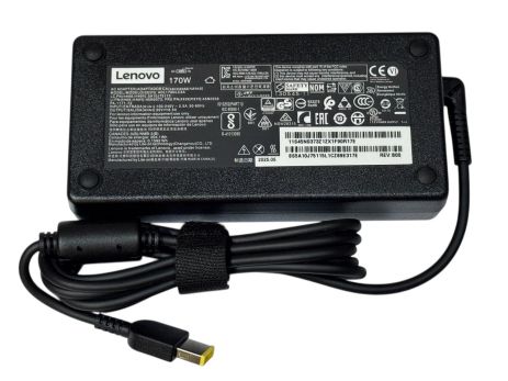 Блок живлення для ноутбука Lenovo 20V 8.5A 170W square USB прямокутний без кабеля 220V