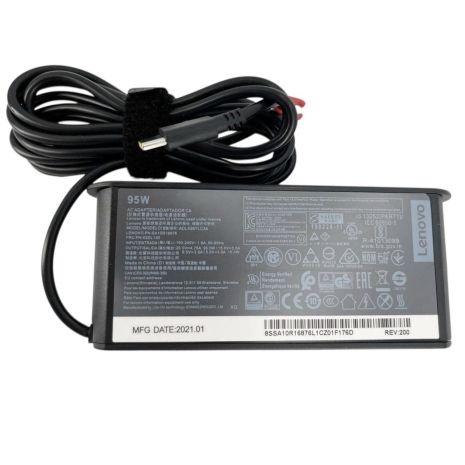 Блок живлення для ноутбука Lenovo 20V 4.75A 95W USB Type-C Ovale без кабеля 220V