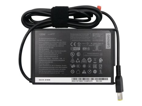 Оригинальный сетевой блок питания для ноутбука Lenovo 20V 6.75A 135W square USB Ovale без кабеля 220V