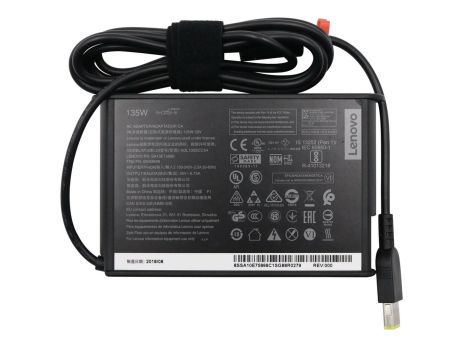 Оригінальний мережевий блок живлення для ноутбука Lenovo 20V 6.75A 135W square USB Ovale без кабеля 220V
