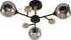 Декоративная люстра INTEREES IS XA1580B-3 BK+WOOD