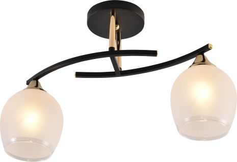 Люстра декоративна INTEREES IS XA1587B-2 BK+GOLD CHROME Люстра декоративна INTEREES IS XA1587B-2 BK+GOLD CHROME