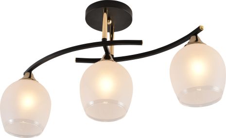 Декоративная люстра INTEREES IS XA1587B-3 BK+GOLD CHROME Декоративная люстра INTEREES IS XA1587B-3 BK+GOLD CHROME