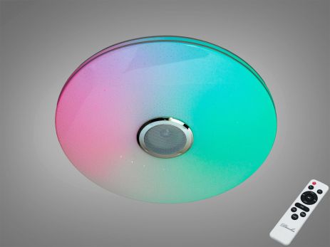 Люстра смарт RGB с колонкой Diasha 80W до 18 м² цвет Белый DB-8310/500RGB+MP3+TUYA