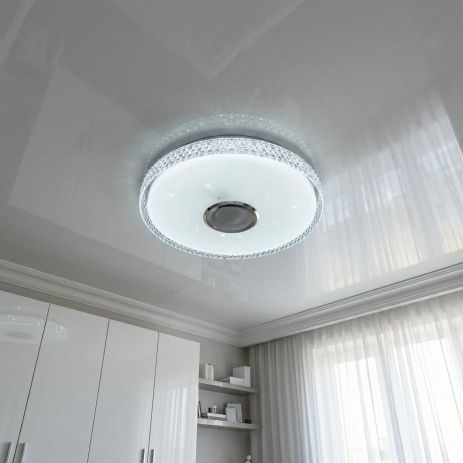 Светодиодный светильник музыкальный Diasha 70W до 16 м² цвет Белый DB-8304/400RGB+MP3+TUYA