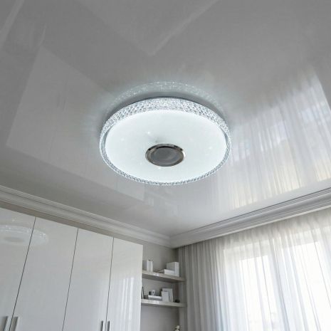 Светодиодный светильник музыкальный Diasha 70W до 16 м² цвет Белый DB-8304/400RGB+MP3+TUYA