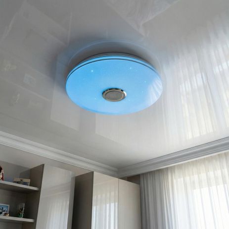 Потолочная смарт люстра RGB Diasha 80W до 18 м² цвет Белый DB-8310/500RGB+MP3
