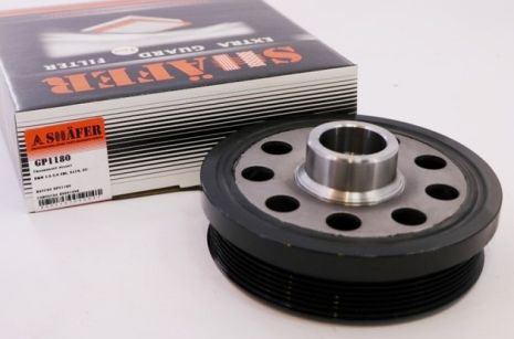 Шкив коленвала BMW 1, 2, 3, 4, 5, X1 1.6-2.0 TDI, N47N, 02-, SHAFER (GP1180) Шкив коленвала BMW 1, 2, 3, 4, 5, X1 1.6-2.0 TDI, N47N, 02-, SHAFER (GP1180)