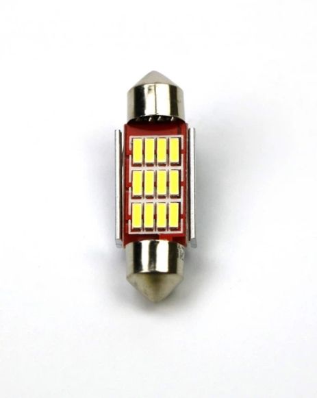 Лампа светодиодная T11 Festoon T11x36 12LEDs canbus (1шт), SHAFER (SL4009)