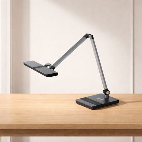 Светодиодная настольная лампа гибкая, черная Sirius BL-1105-C