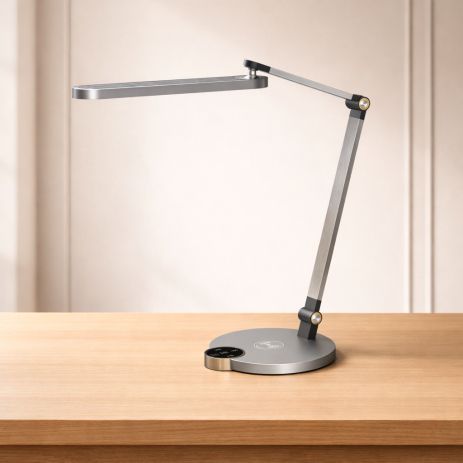 Настольная светодиодная лампа гибкая Sirius BL-1131-C серый матовый