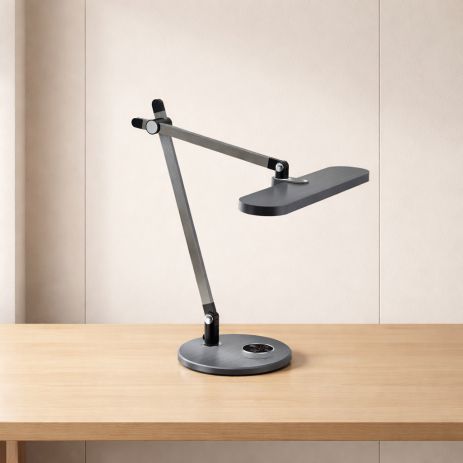 Настільна лампа світлодіодна гнучка Sirius BL-1892, темний сірий