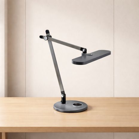 Гибкая настольная светодиодная лампа Sirius BL-1892 темно-серая