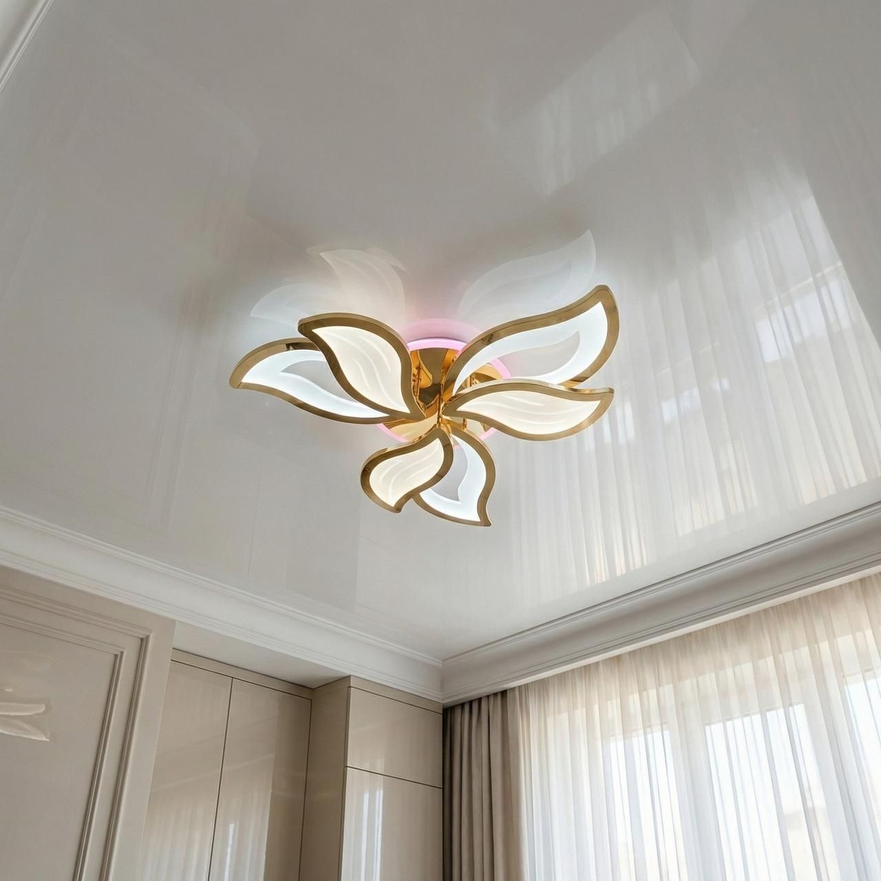 Люстра с подсветкой 3 режима Diasha 78W до 18 м² цвет Золото 9033/3G LED 3color dimmer Люстра с подсветкой 3 режима Diasha 78W до 18 м² цвет Золото 9033/3G LED 3color dimmer