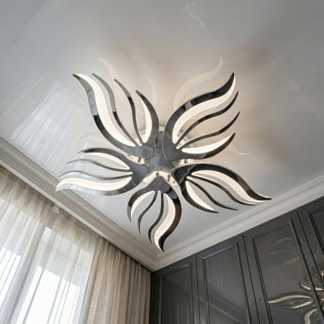 LED-люстра Diasha 78W до 18 м² цвет Хром 2527/5HR 3col dim