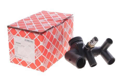 Термостат с корпусом, прокладкой и датчиком температуры Ford Transit V (14) 2013- (выр-во FEBI), FEBI BILSTEI