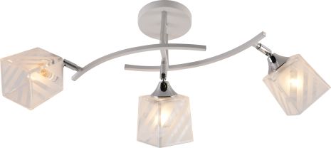 Декоративная люстра INTEREES IS XA1593-3 WH+CR Декоративная люстра INTEREES IS XA1593-3 WH+CR